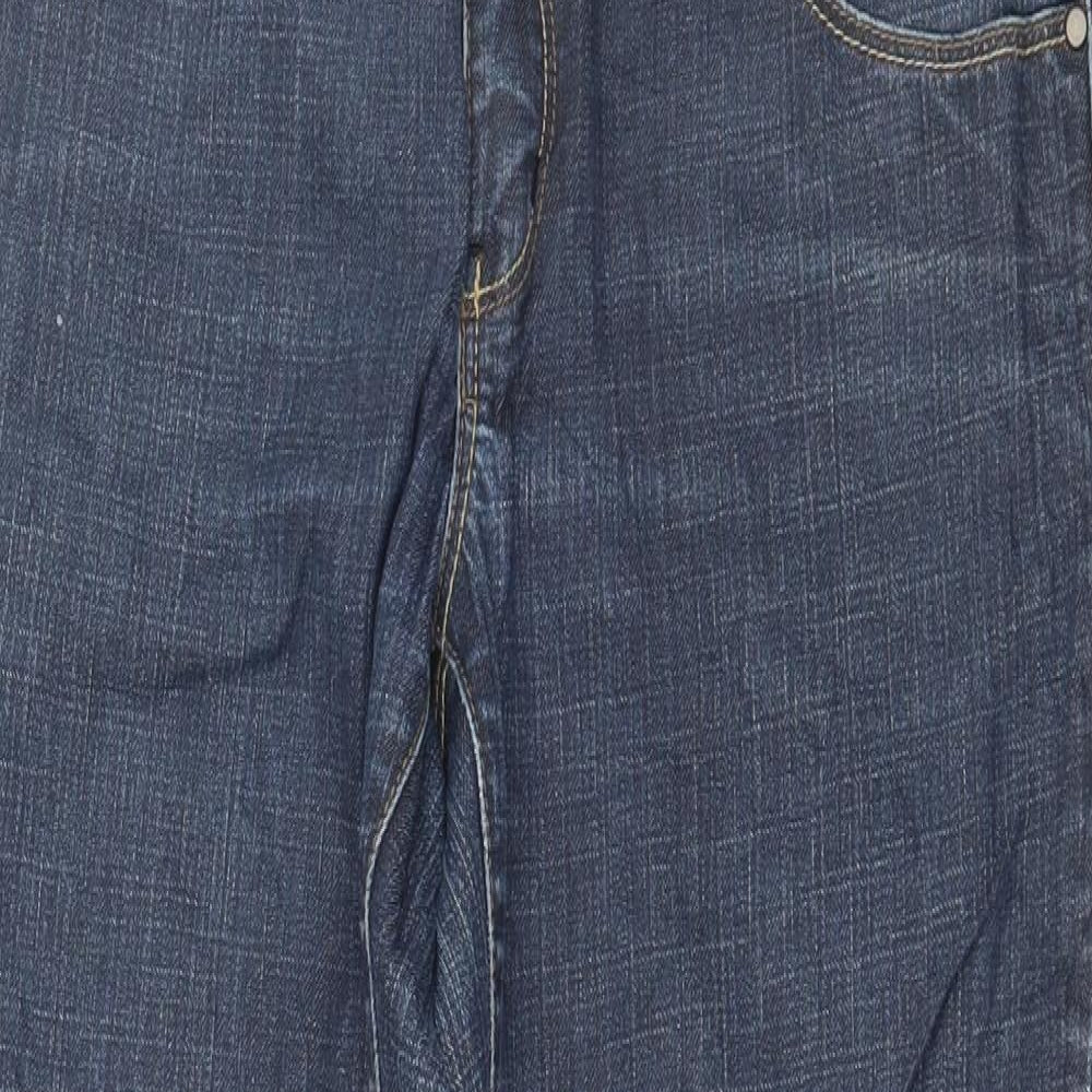 VERO MODA Womens Blue  Denim Straight Jeans Size 32 in L29 in