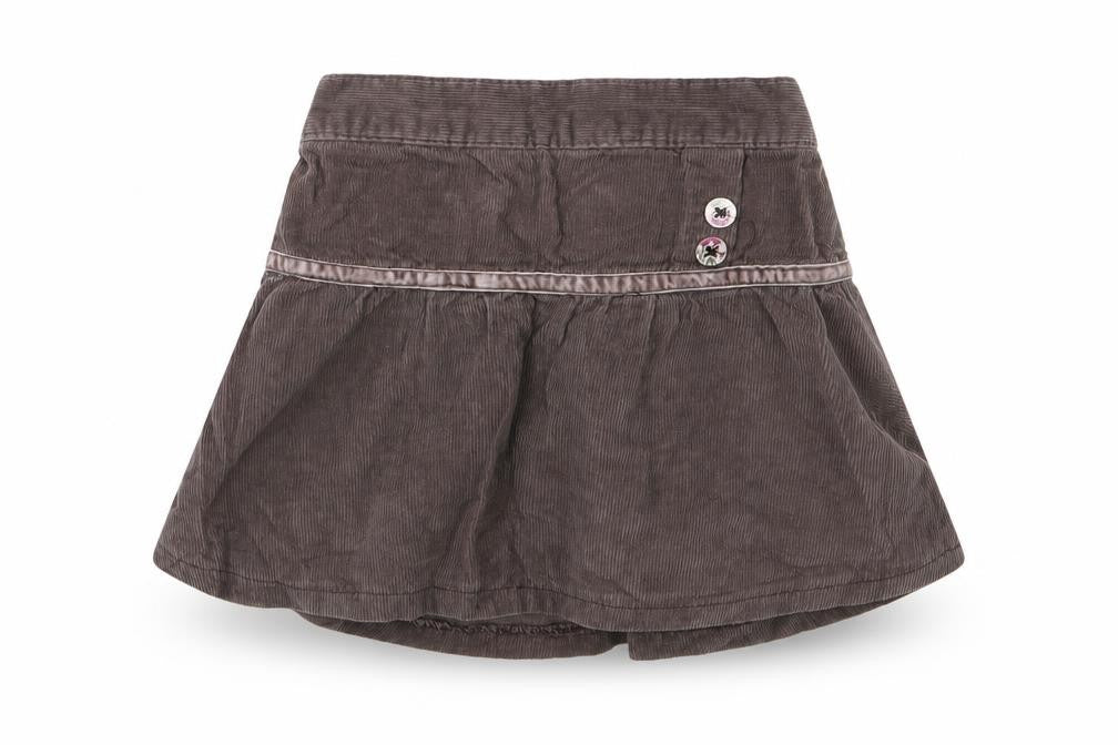 Cherokee Girls Brown  Corduroy A-Line Skirt Size 3-4 Years