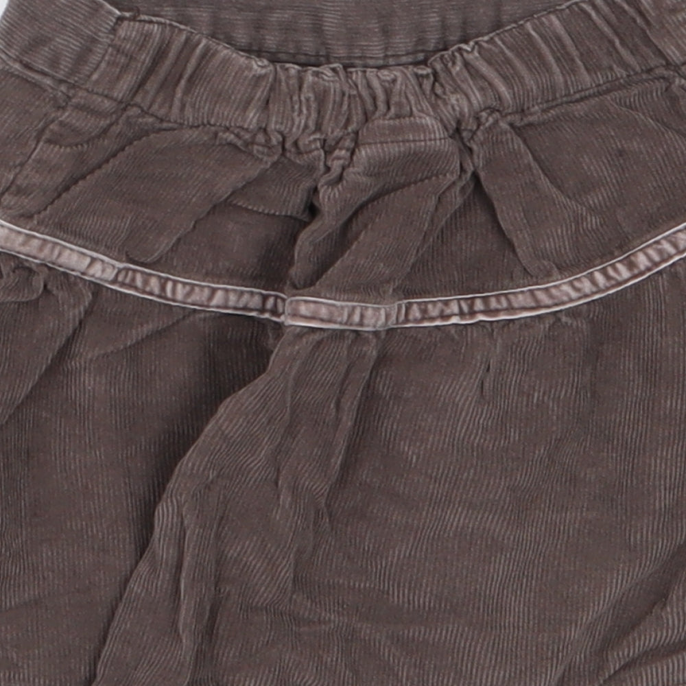 Cherokee Girls Brown  Corduroy A-Line Skirt Size 3-4 Years