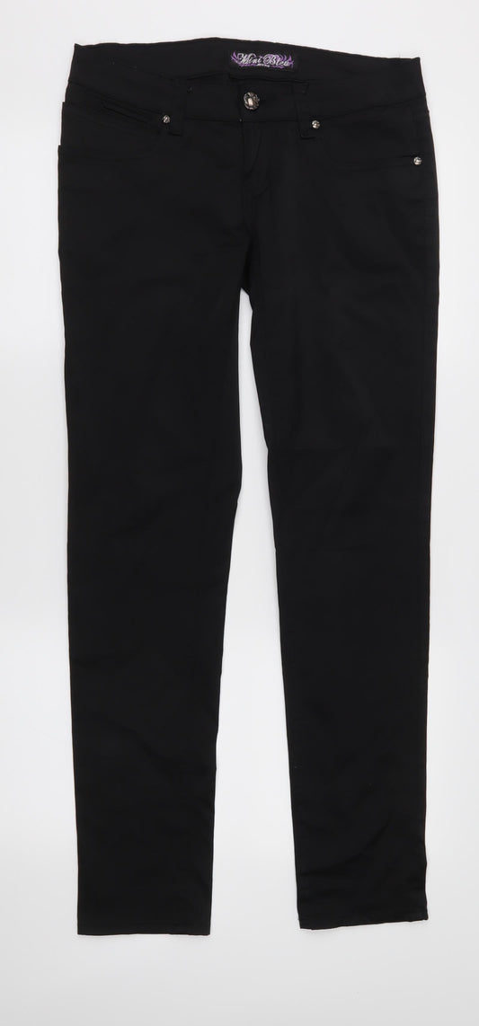 Mini Bleu Womens Black   Trousers  Size 32 in L30 in