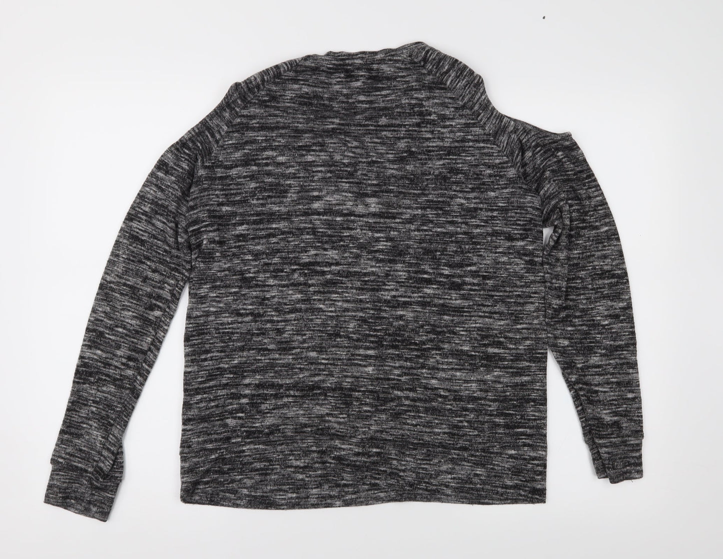 Papaya Womens Grey  Jersey Basic Blouse Size 14