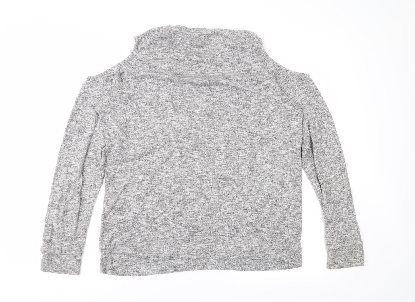 Papaya Womens Grey  Knit Pullover Jumper Size 14