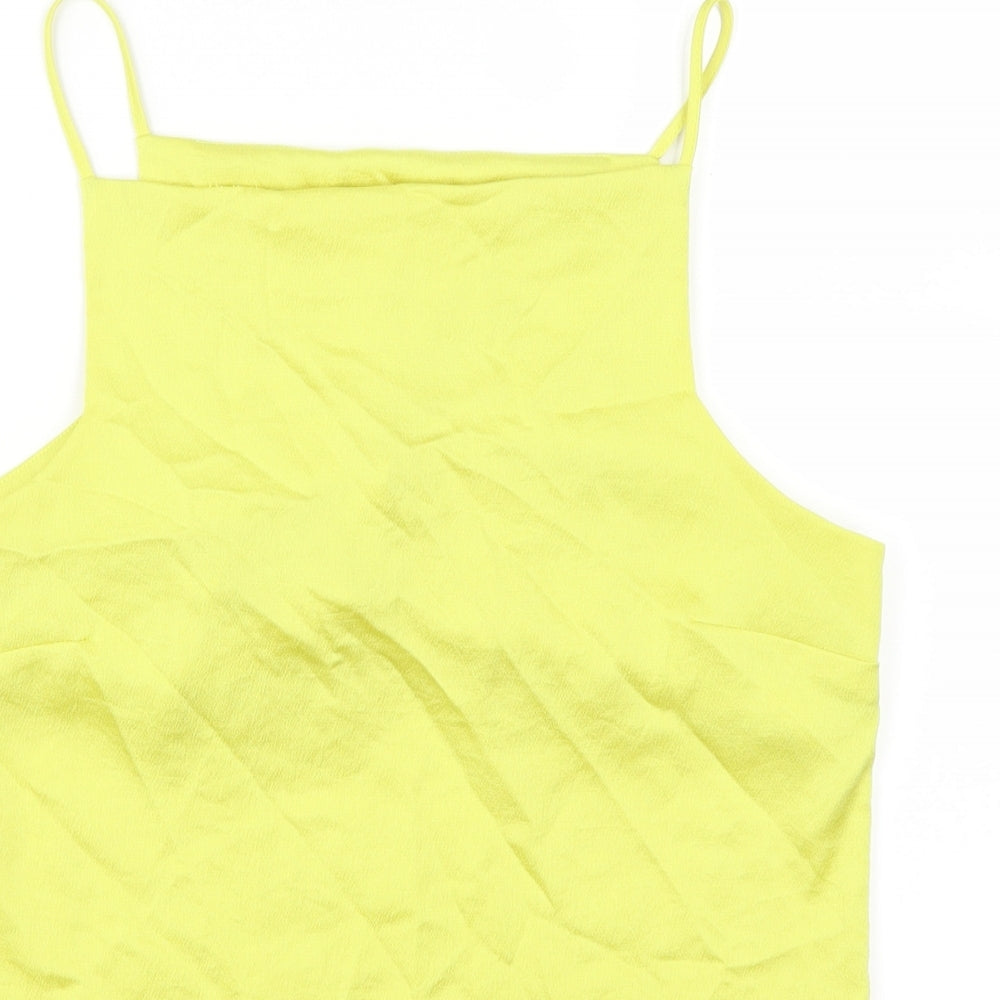 Finery Womens Yellow   Basic Tank Size 10