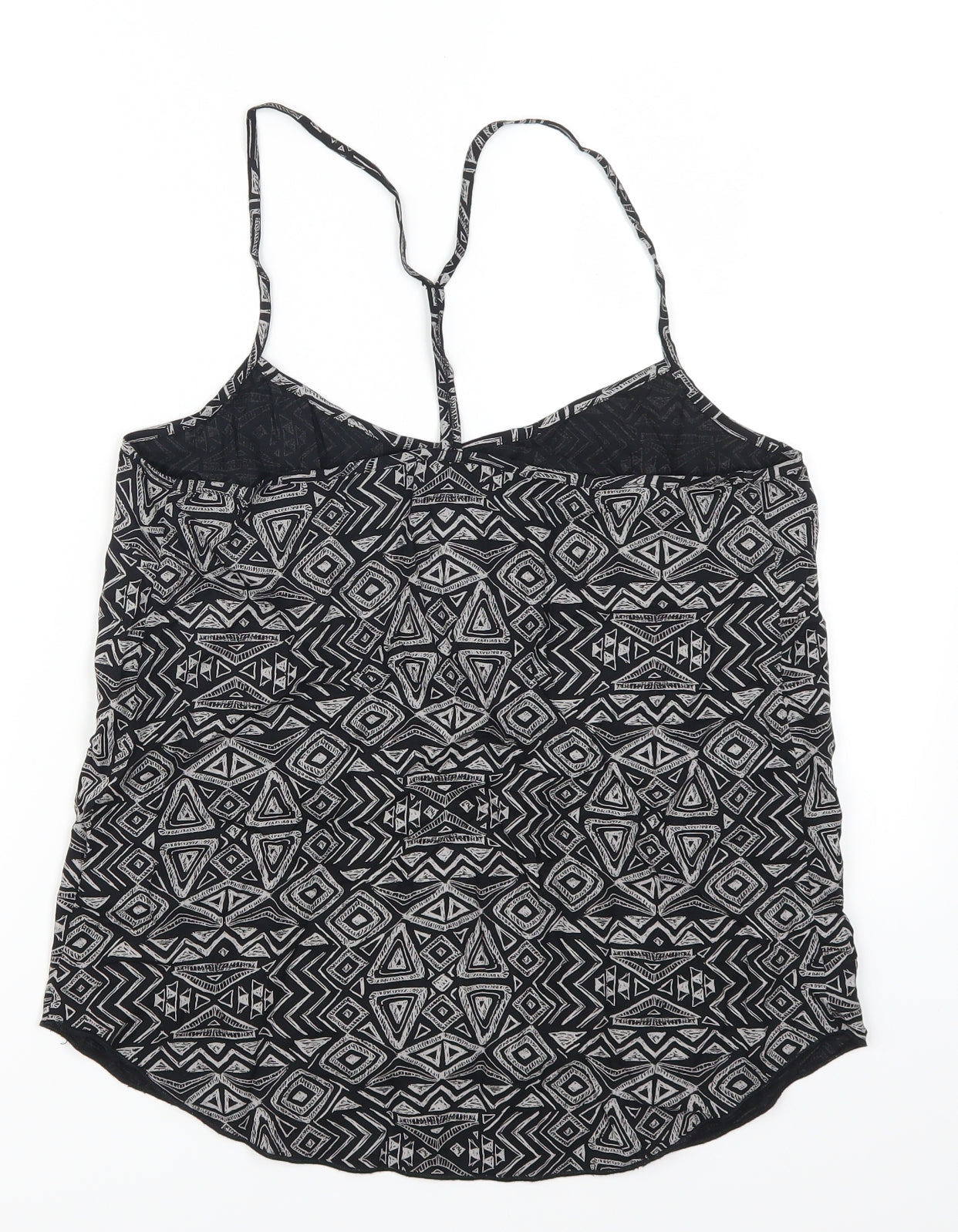 NEXT Womens Grey Geometric  Basic Tank Size 8