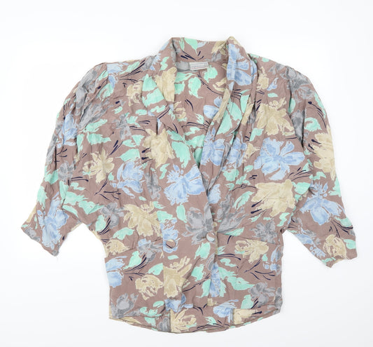 Expressions Womens Multicoloured Floral  Jacket  Size 10