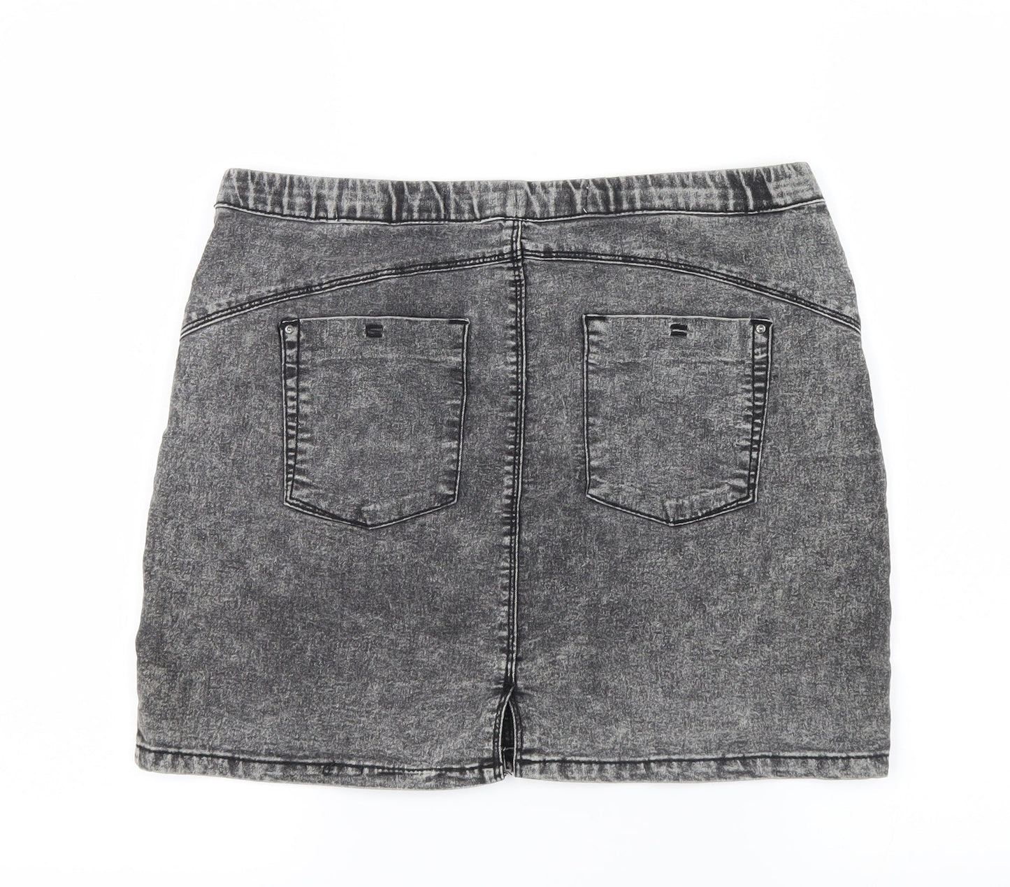 Denim Co. Womens Grey  Denim Straight & Pencil Skirt Size 10