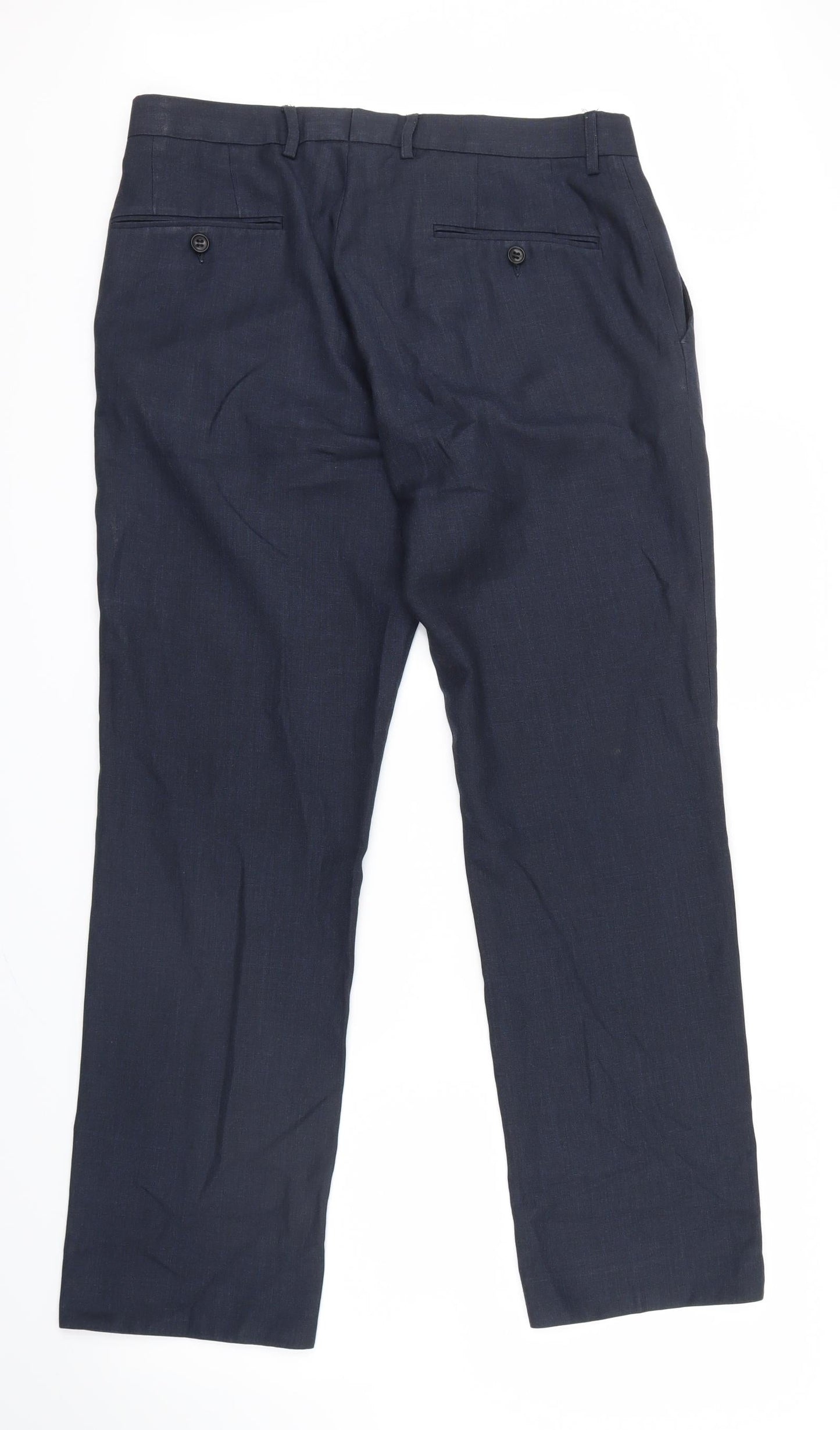 George Mens Blue   Trousers  Size 35 in L28 in