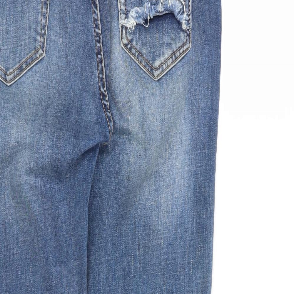 Preworn Womens Blue   Skinny Jeans Size M L26 in