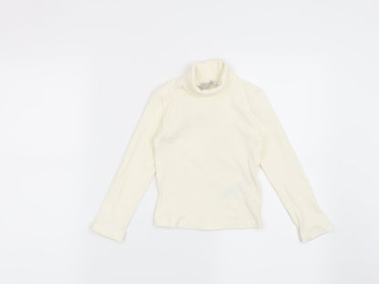 Additional front view of Primark girls’ beige pullover sweatshirt, size 3-4, years