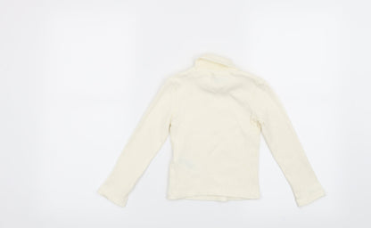 Back view of Primark girls’ beige pullover sweatshirt, size 3-4, years