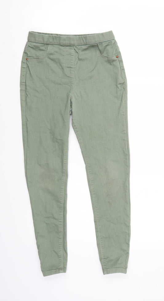 George Girls Green   Straight Jeans Size 11 Years
