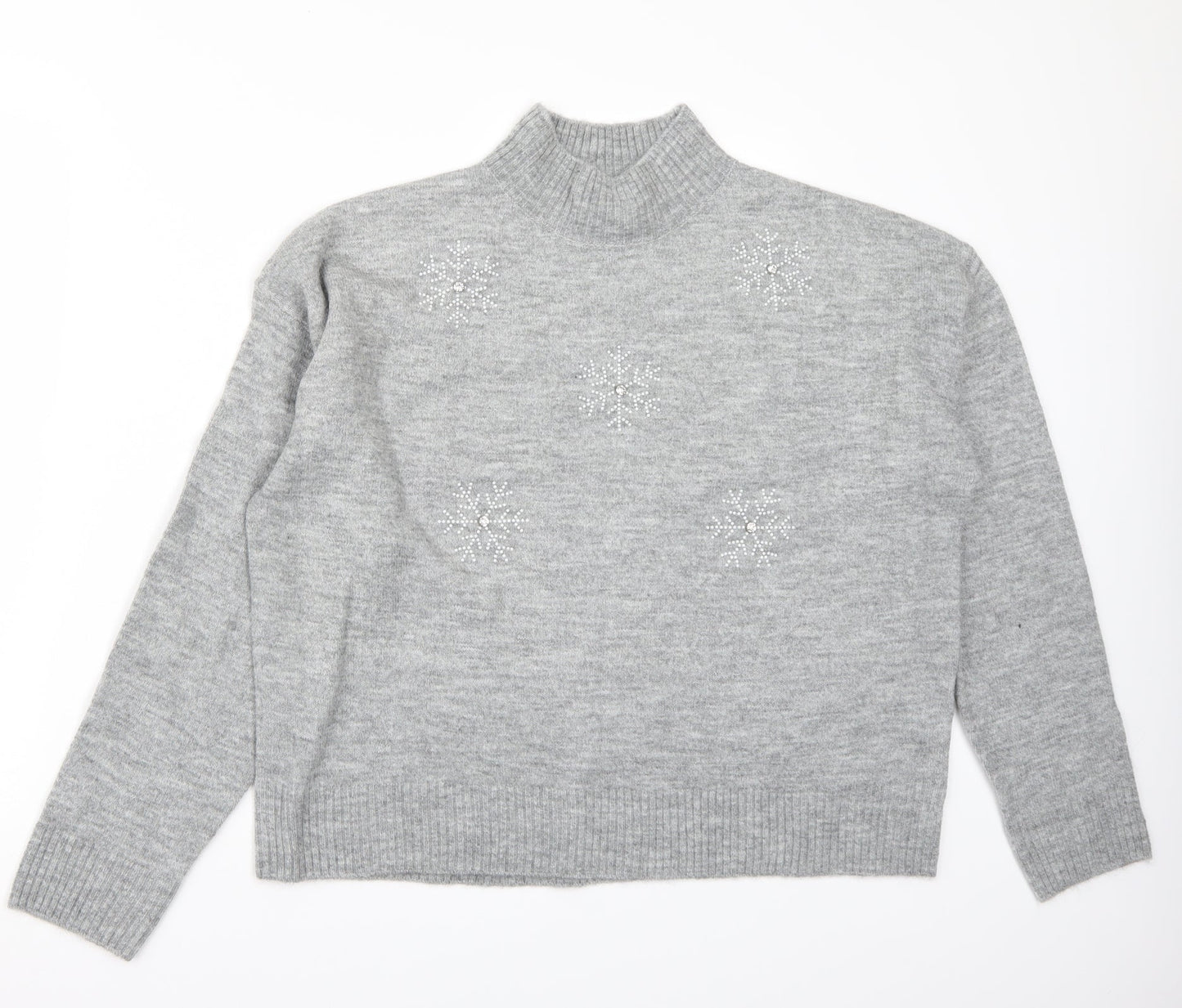 Newlook Womens Grey   Pullover Jumper Size L