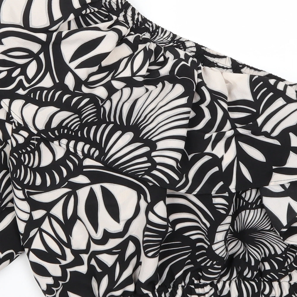 Topshop Womens Black   Cropped Tank Size 8
