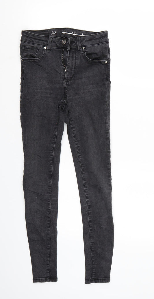Never denim Womens Black   Straight Jeans Size XS L25 in