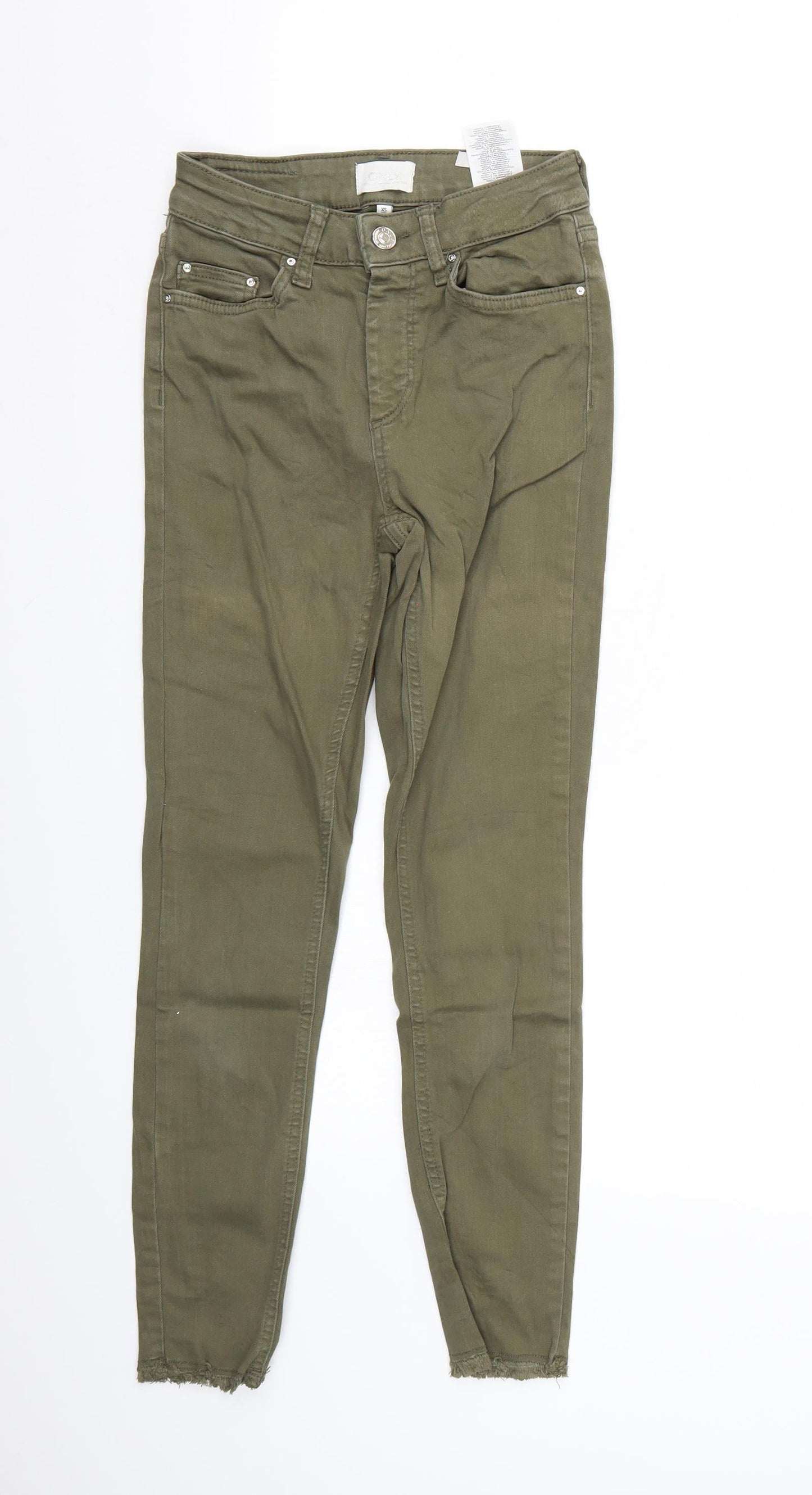 Only Womens Green   Skinny Jeans Size XS L25 in
