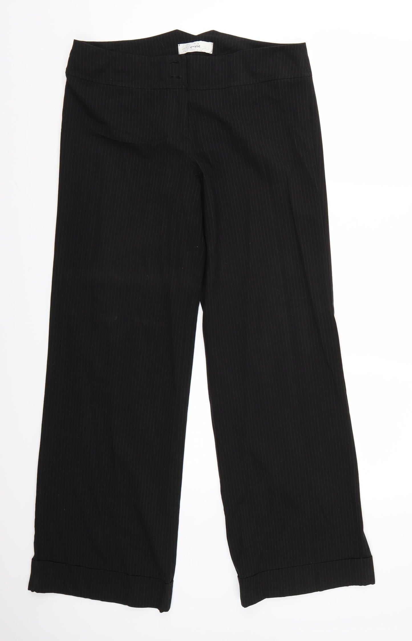 Evie Womens Black   Trousers  Size 16 L31 in