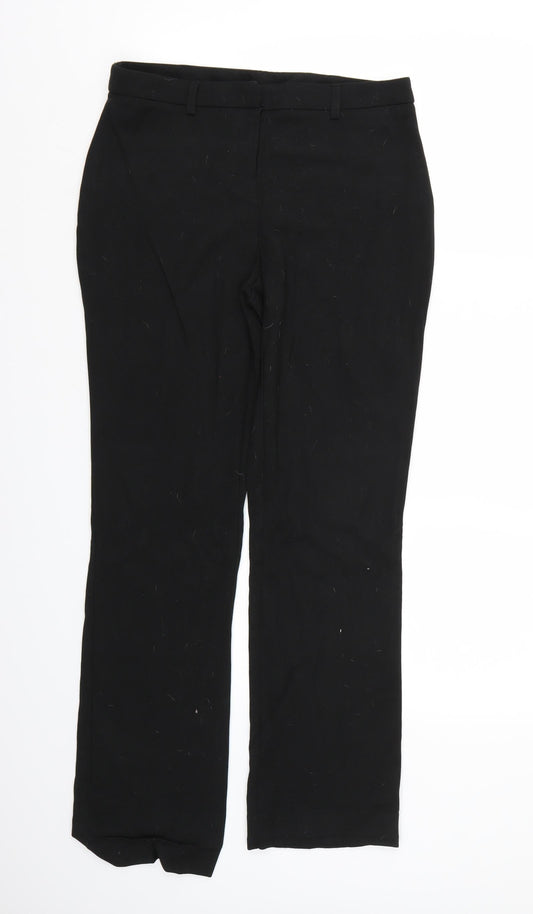 Dorothy Perkins Womens Black   Trousers  Size 8 L30 in