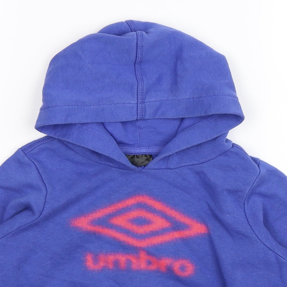 Umbro Boys Blue   Pullover Hoodie Size S