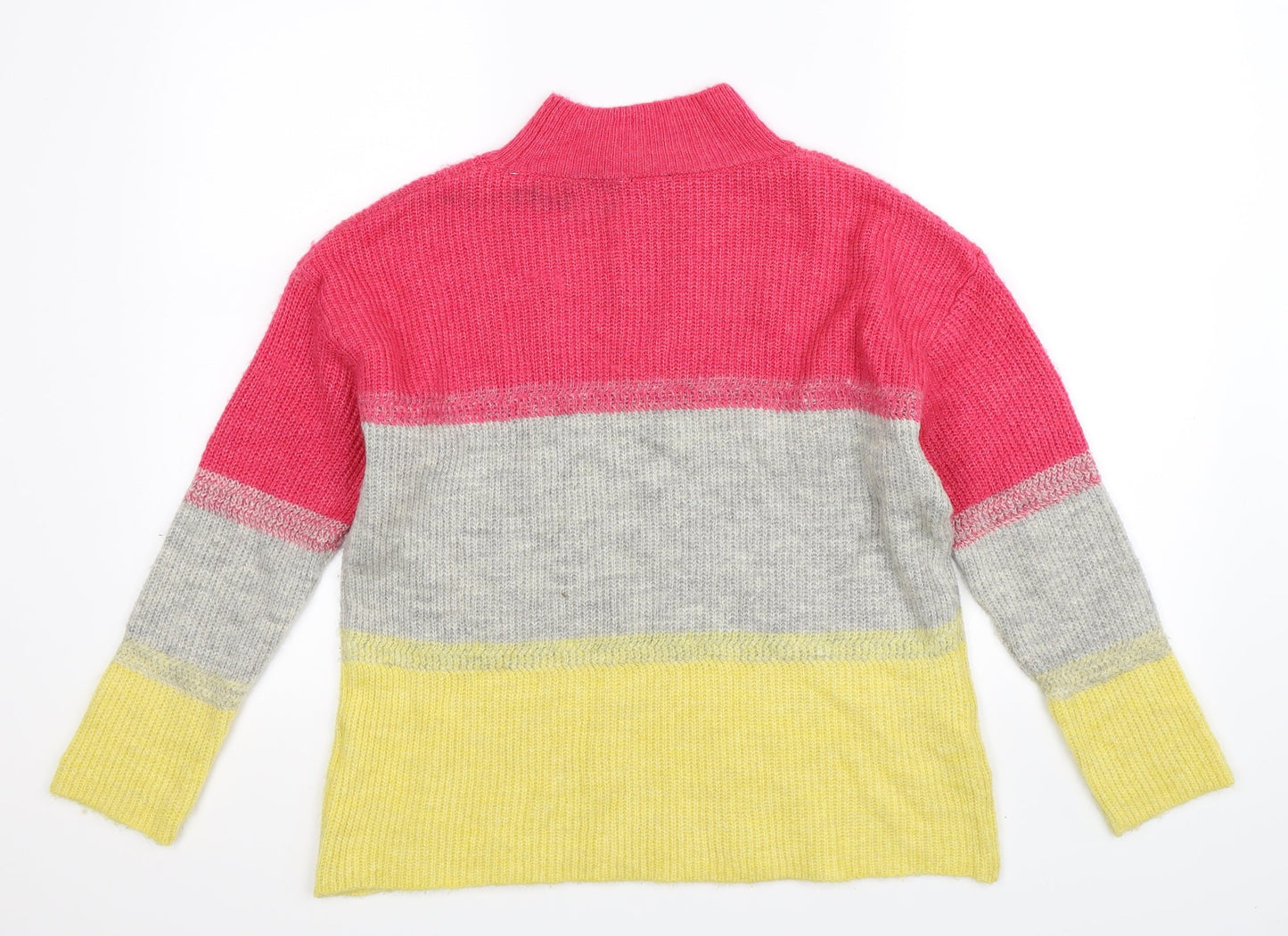 M&Co Womens Multicoloured  Knit Pullover Jumper Size 12
