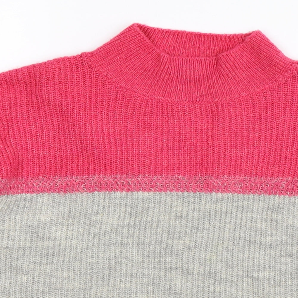 M&Co Womens Multicoloured  Knit Pullover Jumper Size 12
