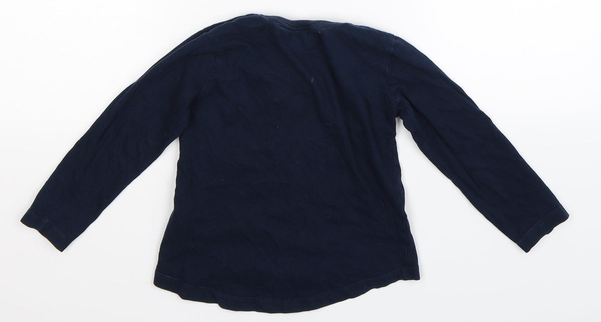 Crafted Girls Blue   Basic T-Shirt Size 2-3 Years