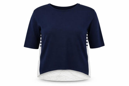Front view of Tu women’s blue jumper, size UK 16