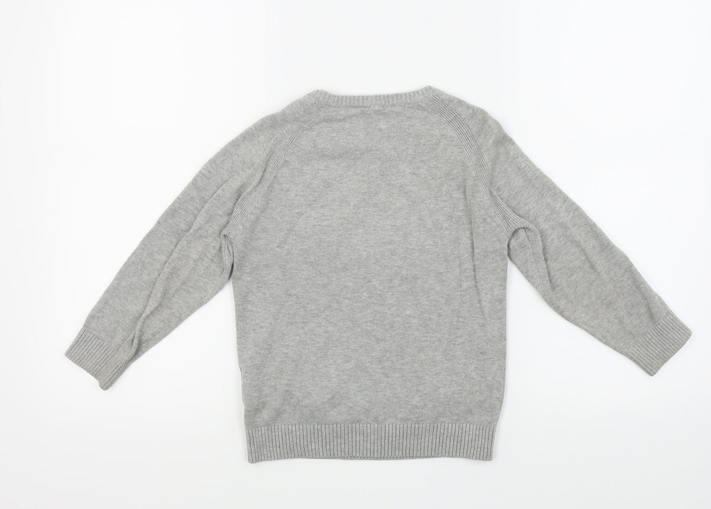 H&M Boys Grey   Pullover Sweatshirt Size 5-6 Years
