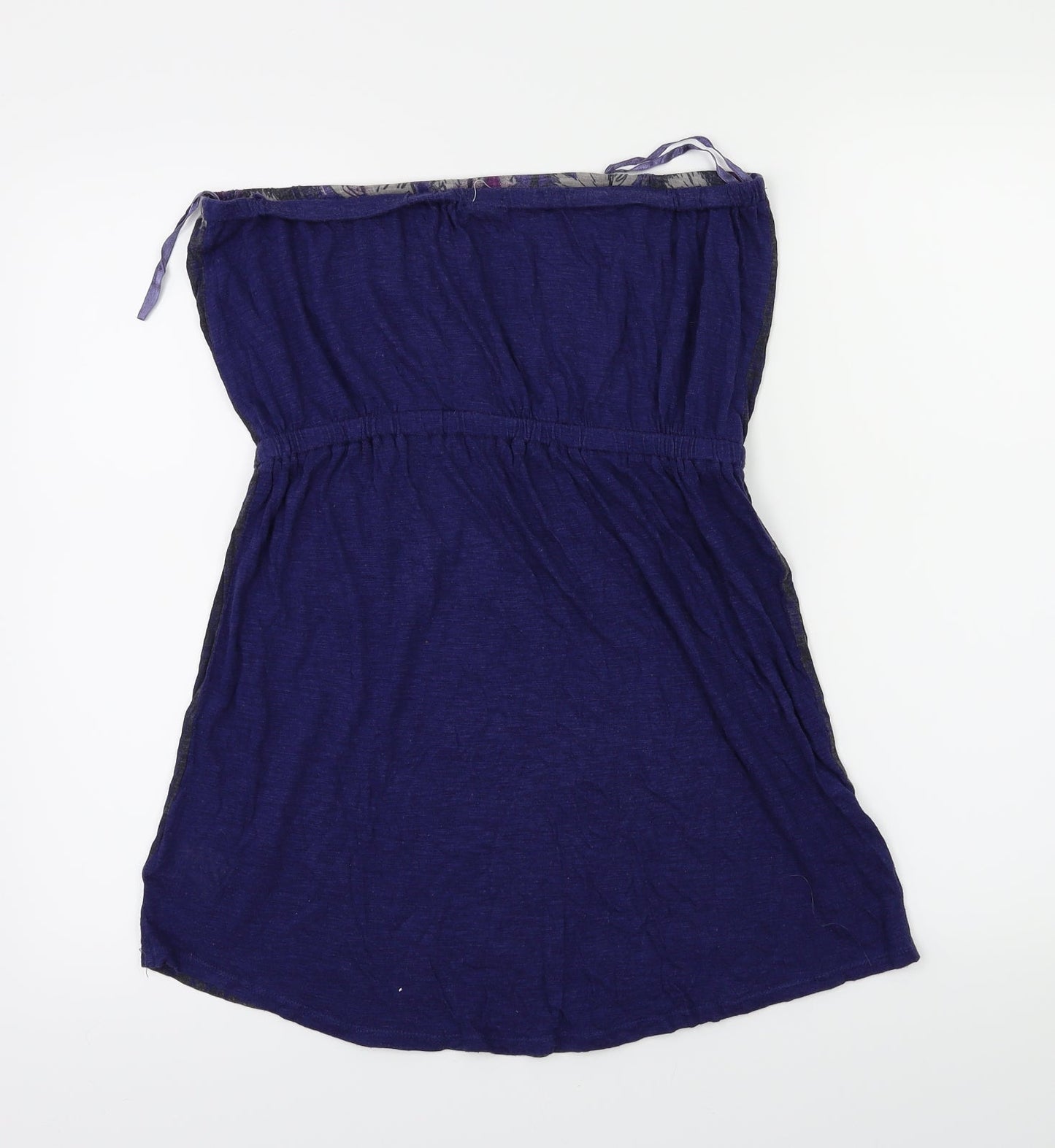 Ecote Womens Blue   Basic T-Shirt Size M  - Feather pattern