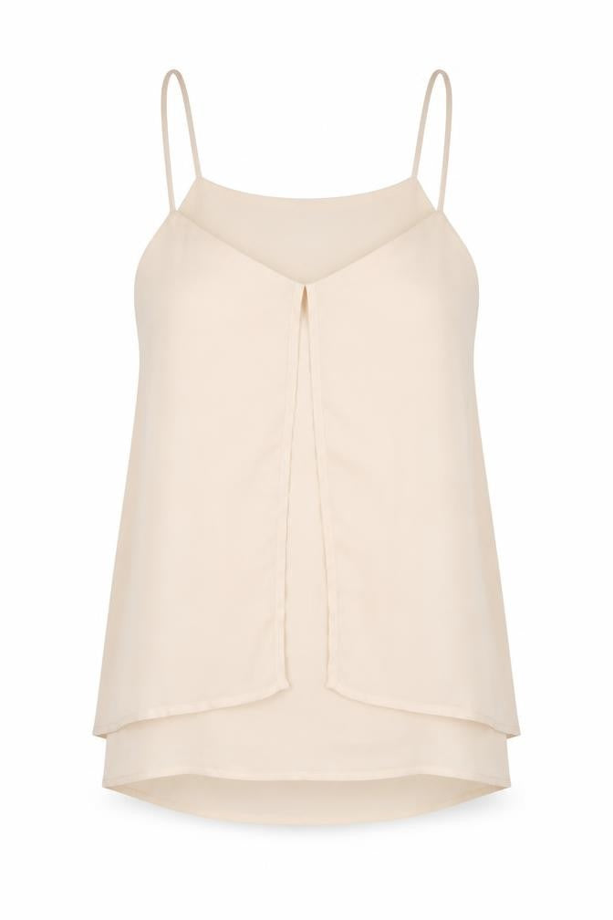 H&M Womens Beige   Camisole Tank Size 6