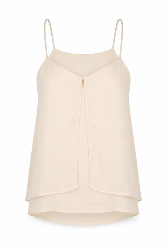 H&M Womens Beige   Camisole Tank Size 6