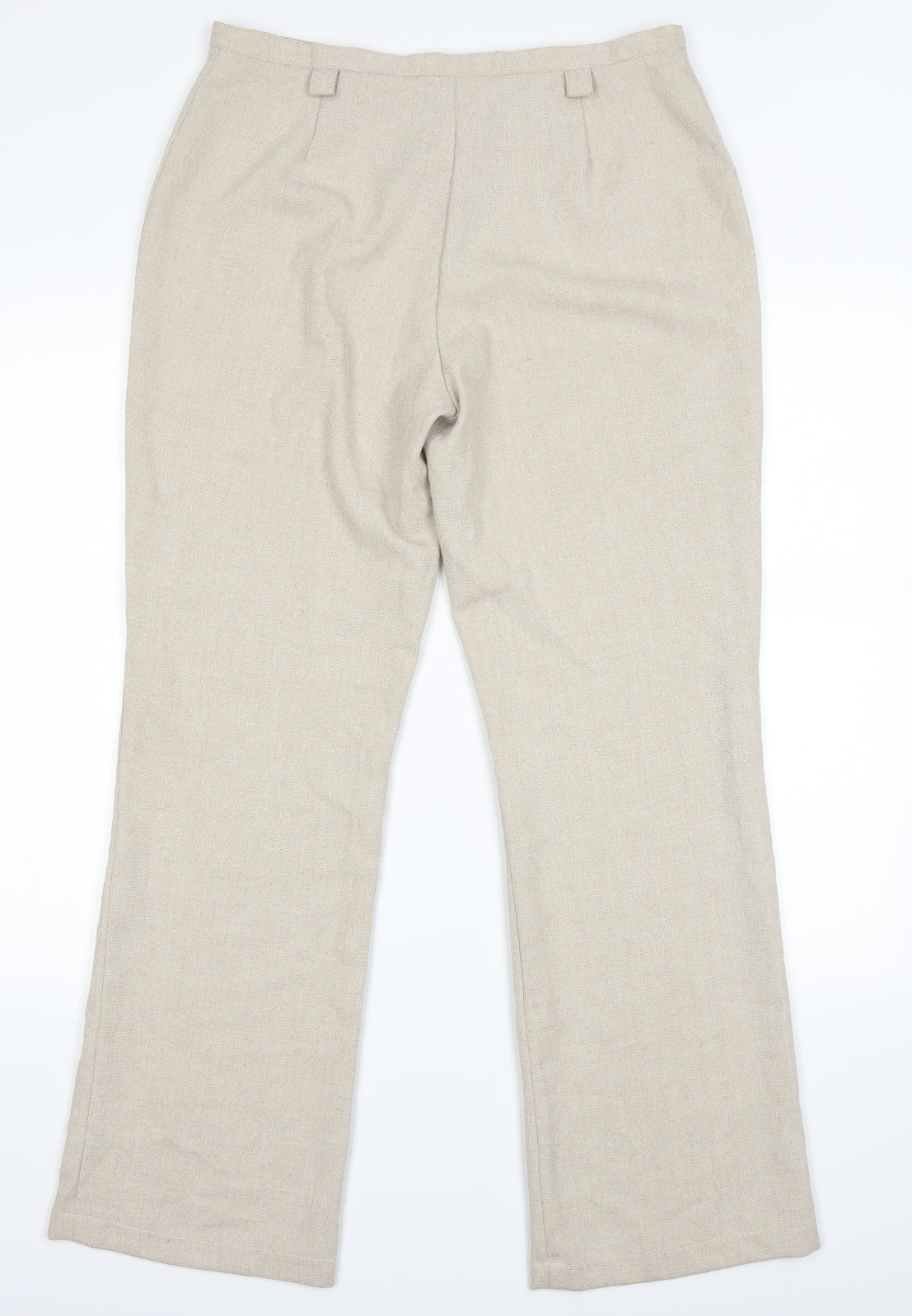 VINCI Womens Beige   Trousers  Size 14 L28 in