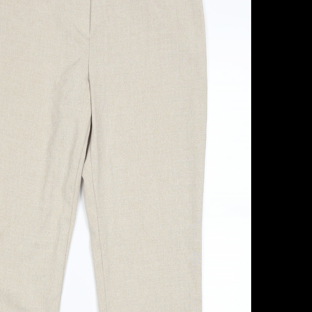 VINCI Womens Beige   Trousers  Size 14 L28 in
