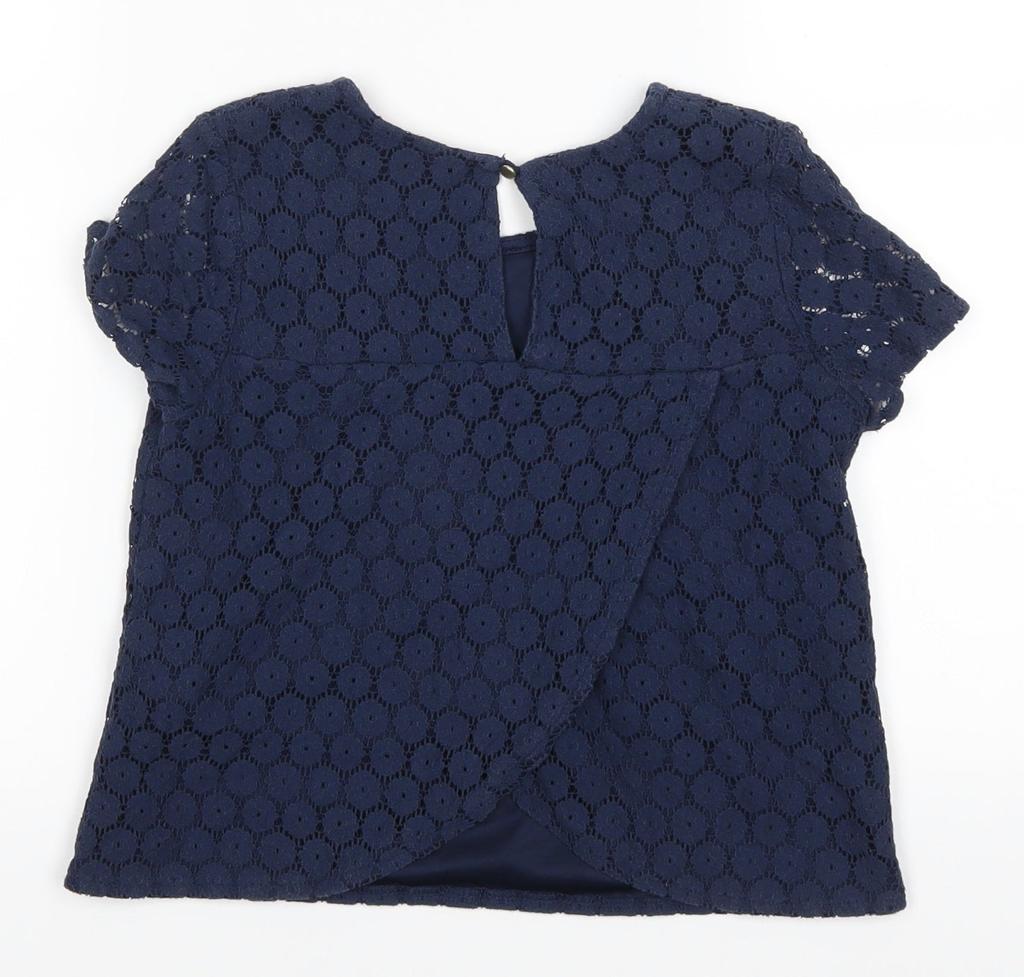 YD  Girls Blue   Basic T-Shirt Size 9-10 Years