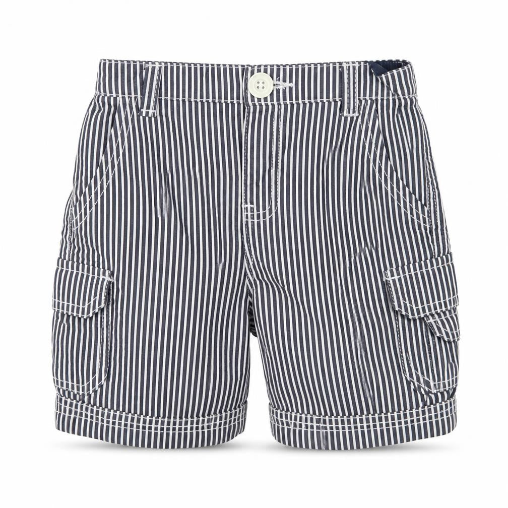 baby league Baby Blue Striped  Cropped Trousers Size 18-24 Months