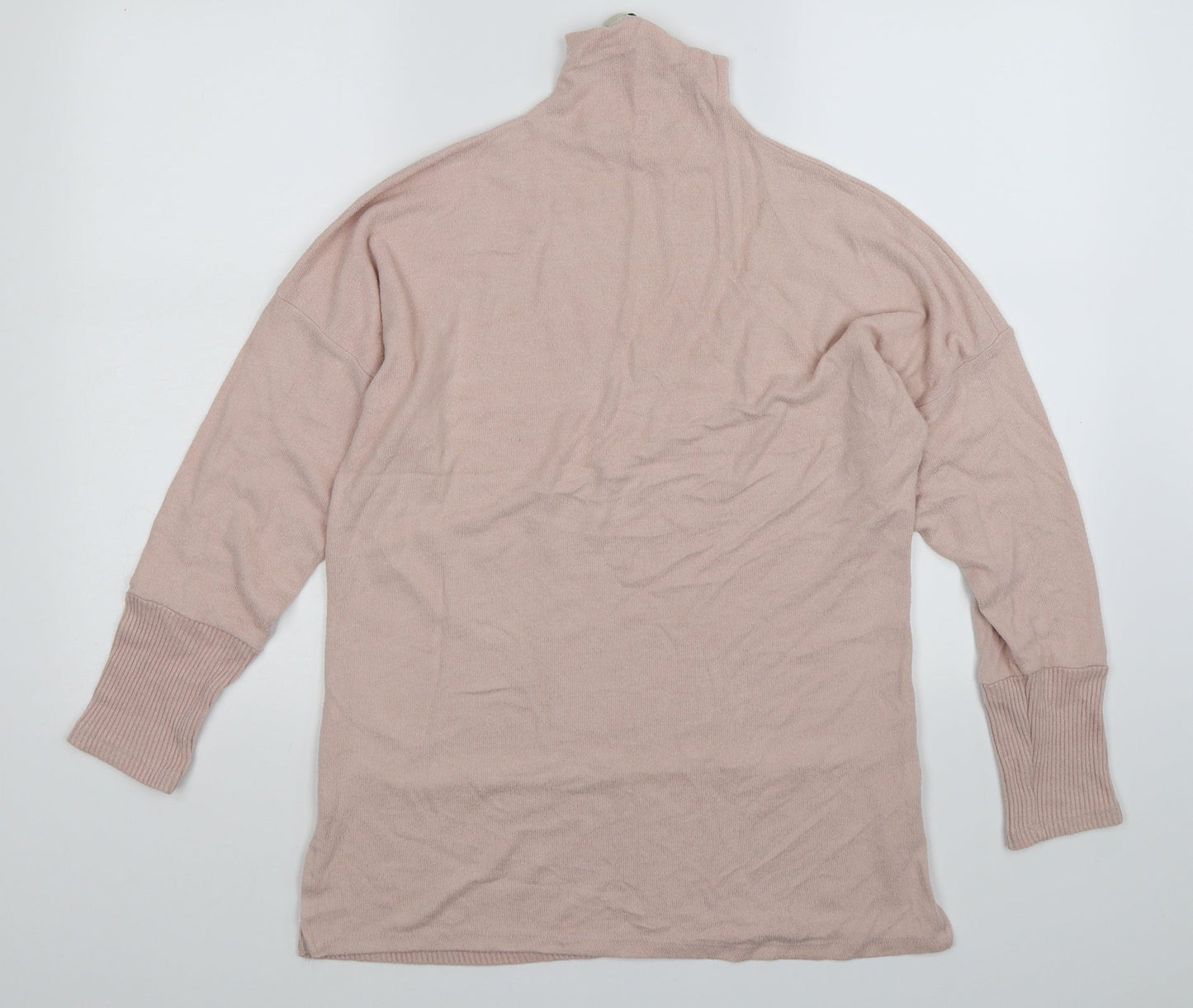George Womens Pink Striped Knit Pullover Jumper Size M