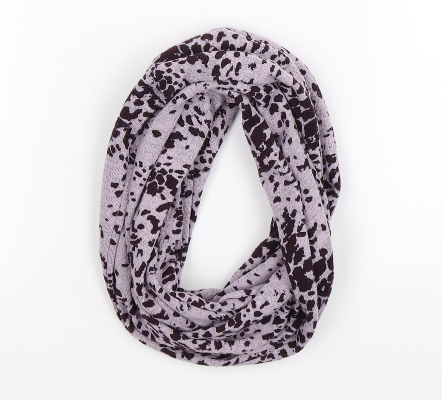 preqorn Womens Purple Polka Dot Knit  Scarf   - Inifinity Scarf