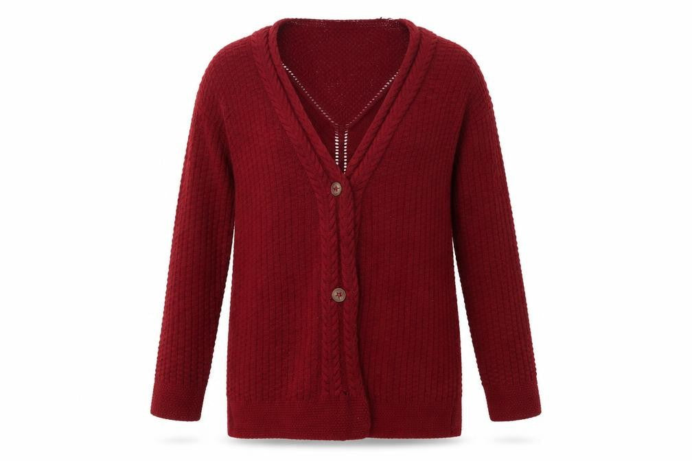 Boohoo Womens Red   Cape Jumper Size S