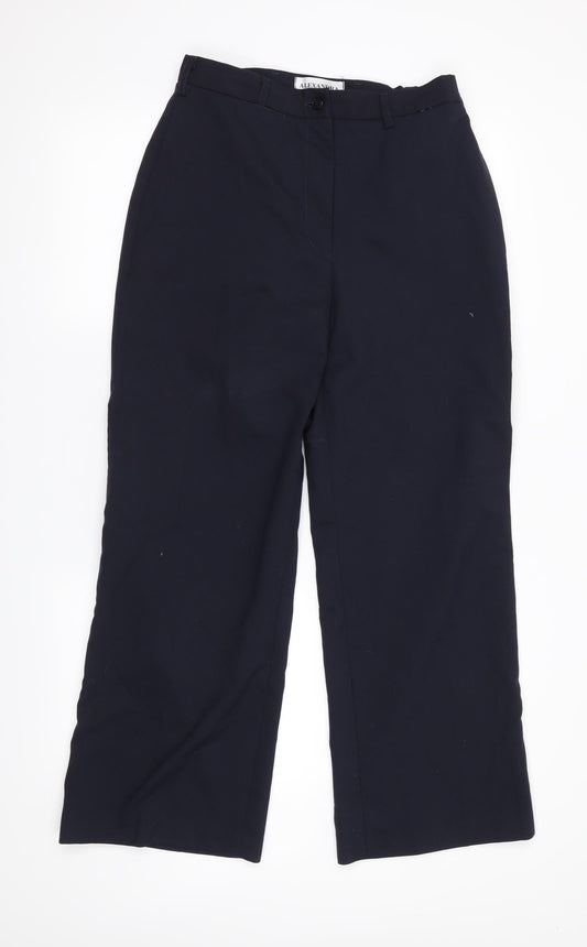 Alexander Womens Blue   Trousers  Size 12 L28.5 in