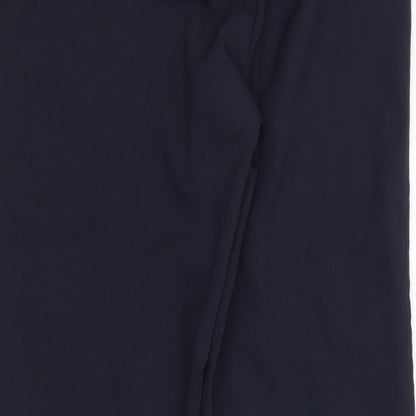 Brand and care label for Alexander women’s blue trousers, size UK 12, 28.5-inch leg