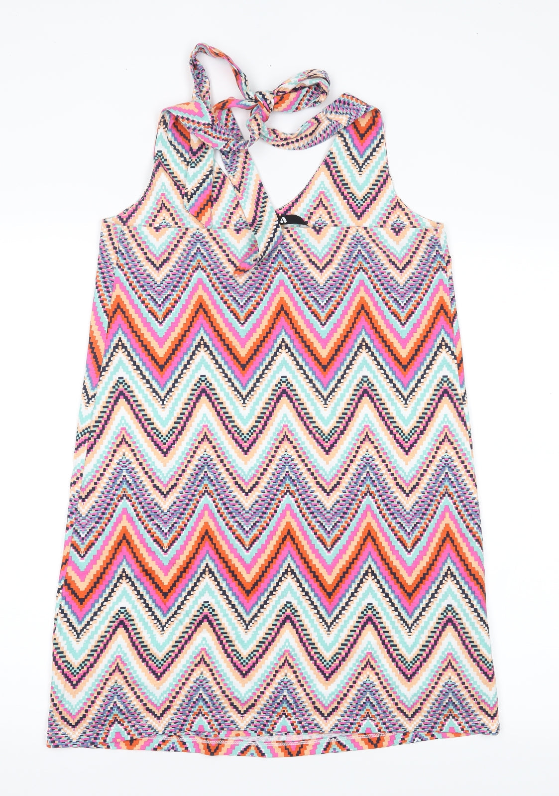 Very Womens Pink Herringbone  Basic Blouse Size 10
