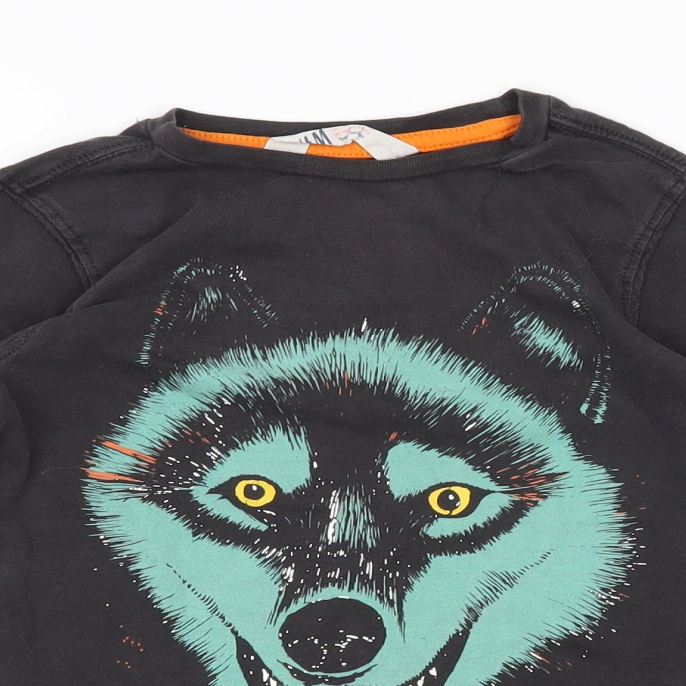 H&M Boys Black   Basic Casual Size 3-4 Years