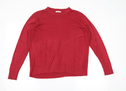 Additional front view of Berkertex women’s red jumper, size UK 10