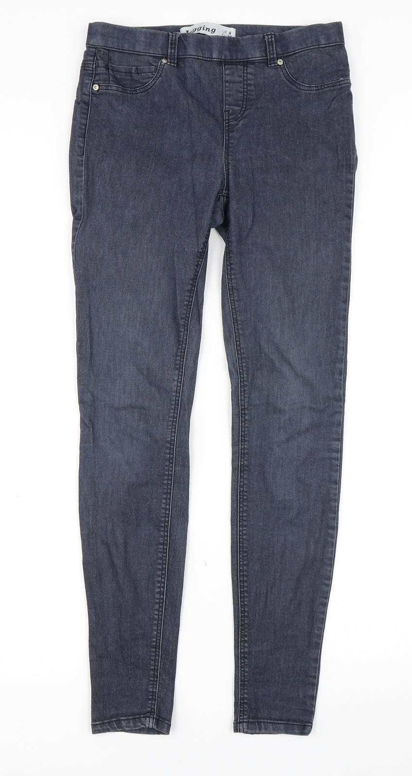 Newlook Womens Grey   Skinny Jeans Size 8 L28 in