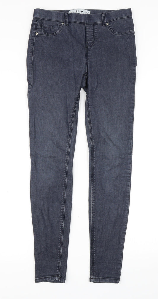 Newlook Womens Grey   Skinny Jeans Size 8 L28 in