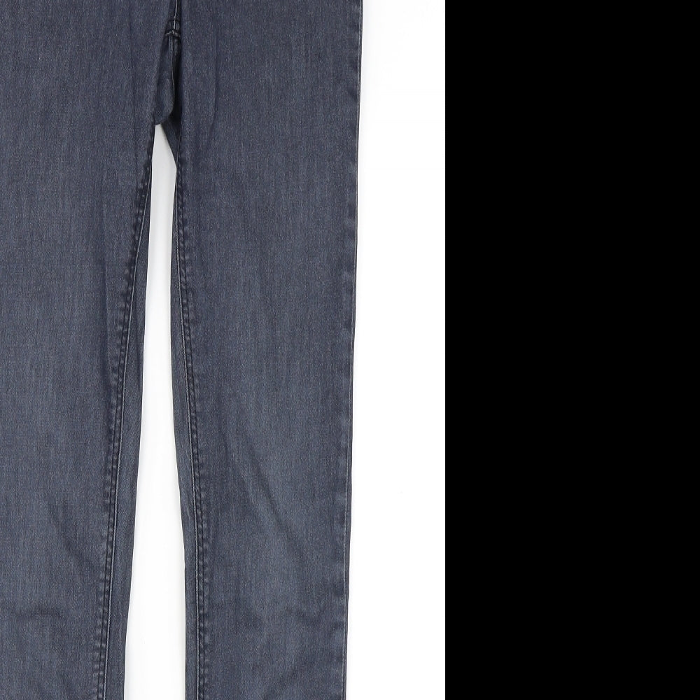Newlook Womens Grey   Skinny Jeans Size 8 L28 in