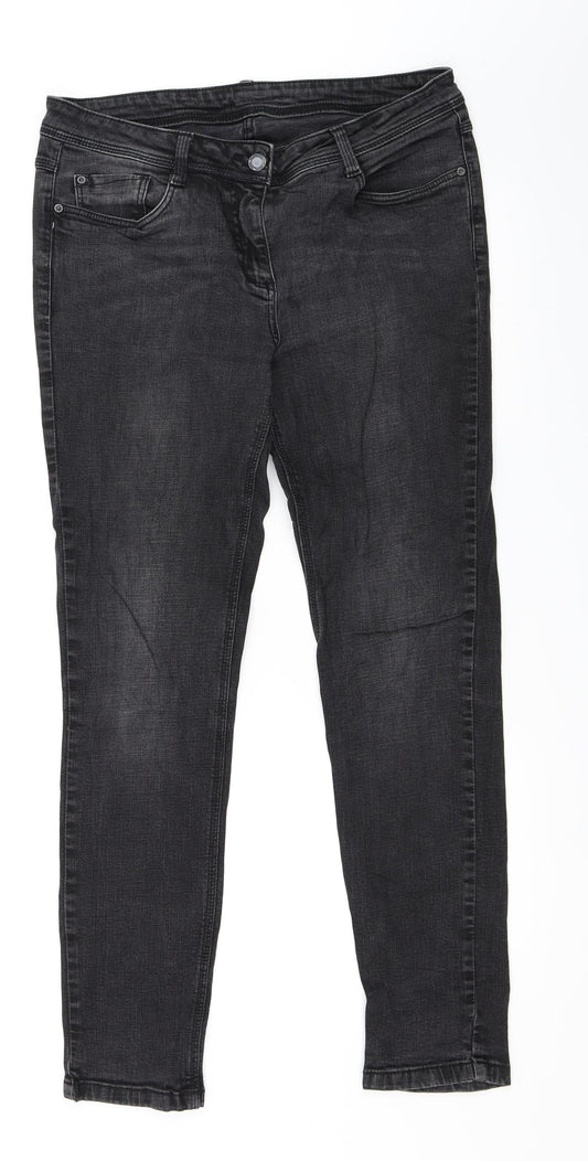 Yessican Womens Black   Skinny Jeans Size 34 in L30 in
