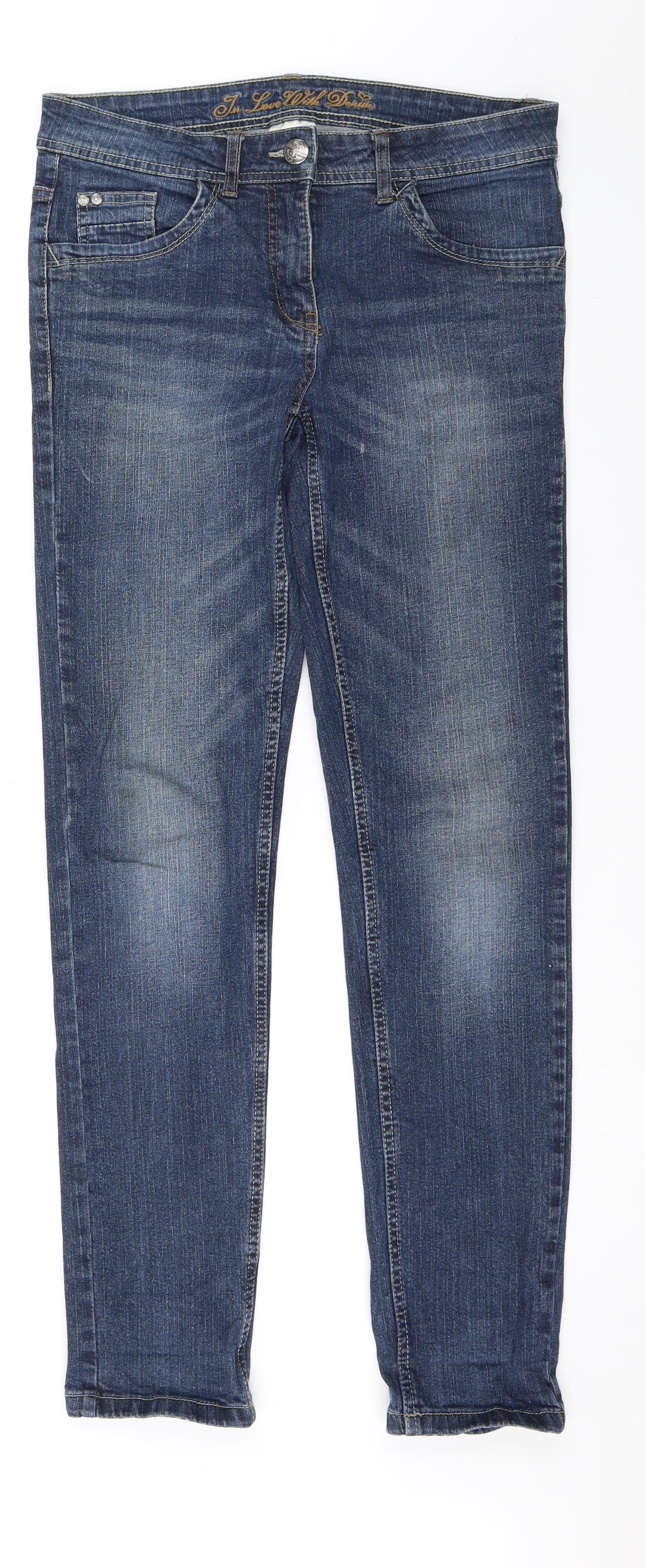 Cecilia Classics Womens Blue   Skinny Jeans Size 8 L31 in
