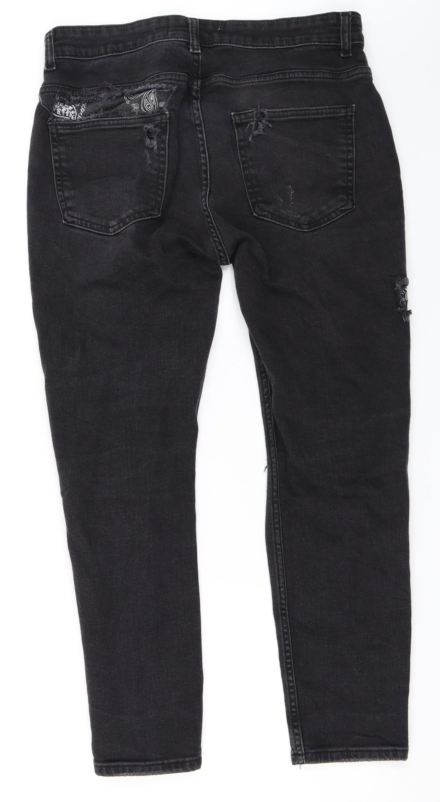 Zara Womens Black   Skinny Jeans Size 32 in L26 in