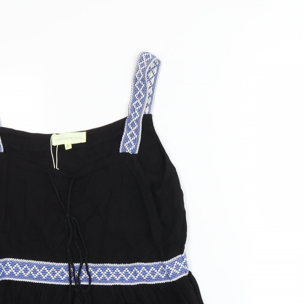 Love & Other Things Womens Black   Basic Tank Size S