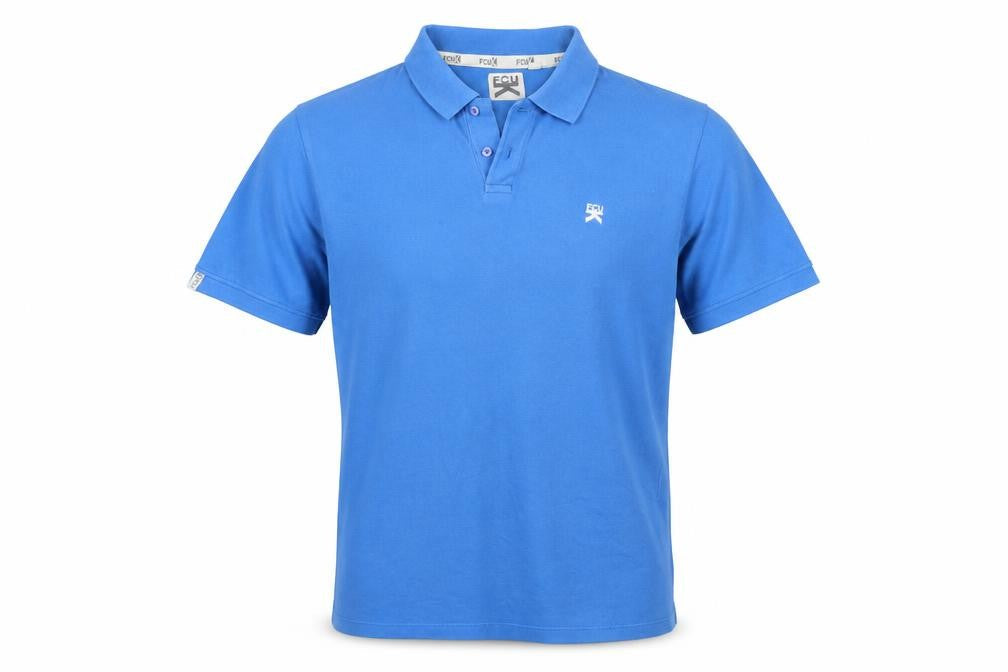 FCU Mens Blue    Polo Size M